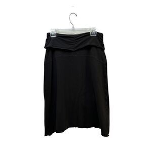 Athleta Elegant Black A-Line Skirt